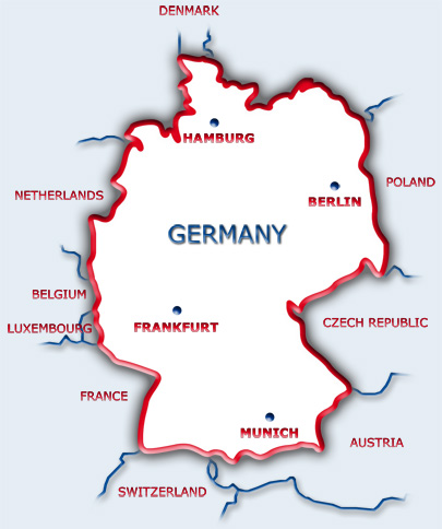 Map of Germany